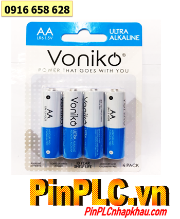 Voniko VO-LR6UD-4B, Pin tiểu AA 1.5v Alkaline Voniko VO-LR6UD-4B/AM3 chính hãng _Loại Vỉ 4 viên